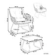 BELIANI - Chaise de jardin MESTRE Naturel - vignette