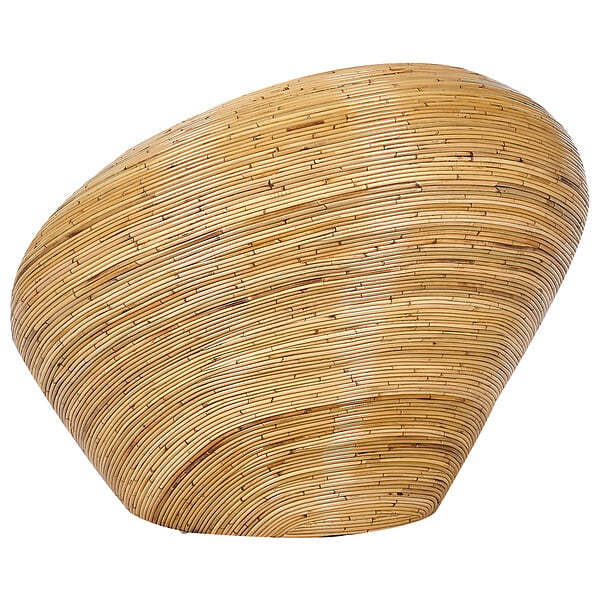 BELIANI - Ensemble de 2 fauteuils de jardin MAIORI Rotin Naturel - large