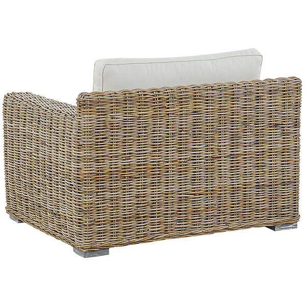 BELIANI - Fauteuil de jardin ARDEA Rotin Marron clair - large
