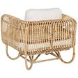 BELIANI - Fauteuil de jardin DOLCEDO Rotin Naturel - vignette