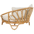 BELIANI - Lot de 2 lits de jardin ROSSANO Rotin Naturel - vignette
