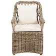 BELIANI - Chaise de jardin en rotin naturel MAROS II - vignette