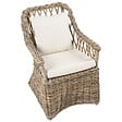 BELIANI - Chaise de jardin en rotin naturel MAROS II - vignette