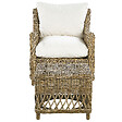 BELIANI - Fauteuil de jardin RIBOLLA Rotin Naturel - vignette