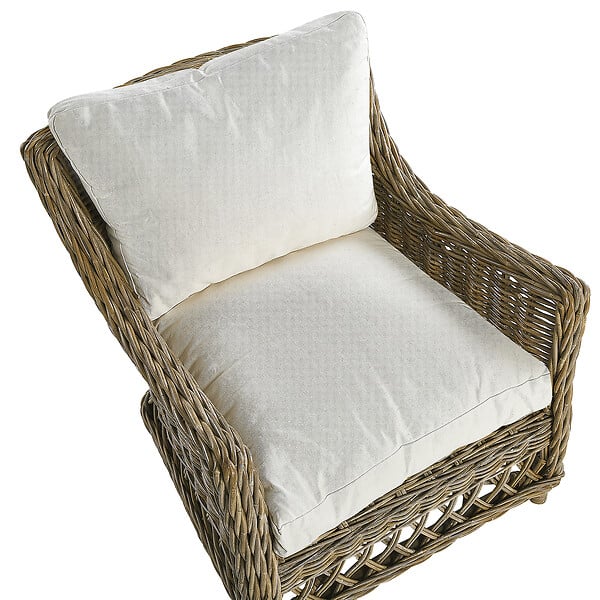 BELIANI - Fauteuil de jardin RIBOLLA Rotin Naturel - large