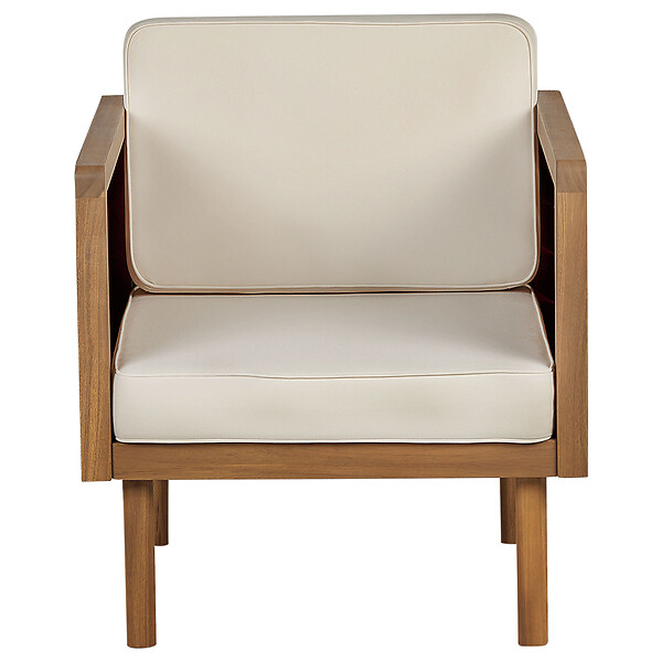 BELIANI - Fauteuil de jardin BARATTI Acacia Marron - large
