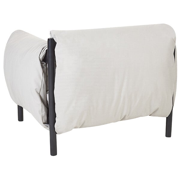 BELIANI - Fauteuil de jardin ESPERIA Métal Gris - large