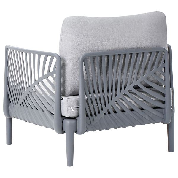 BELIANI - Fauteuil de jardin SATURNIA Gris - large