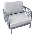 BELIANI - Fauteuil de jardin SATURNIA Gris - vignette
