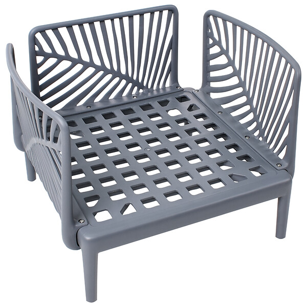 BELIANI - Fauteuil de jardin SATURNIA Gris - large