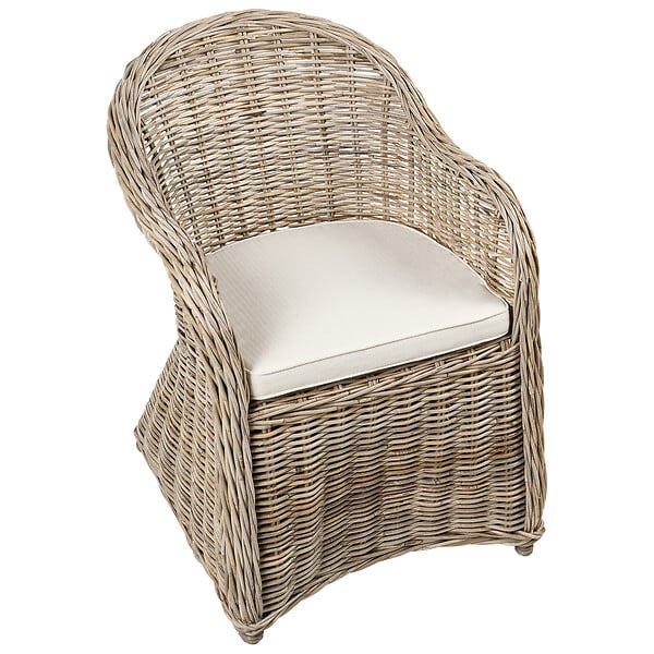 BELIANI - Fauteuil de jardin SUSUA II Rotin Naturel - large
