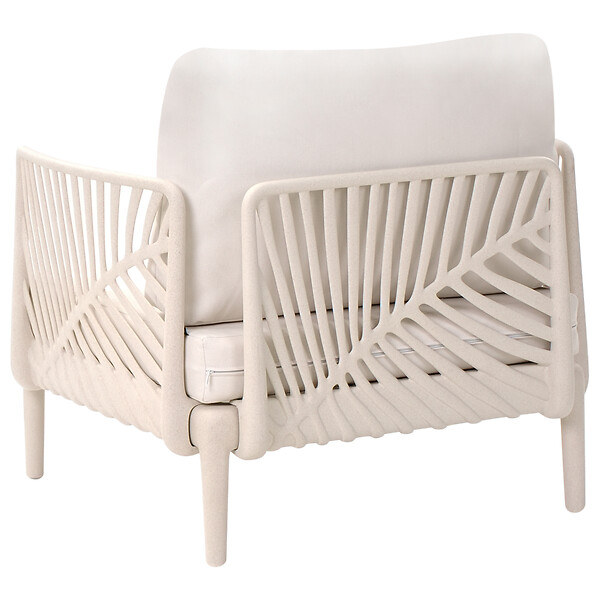 BELIANI - Fauteuil de jardin SATURNIA Beige clair - large