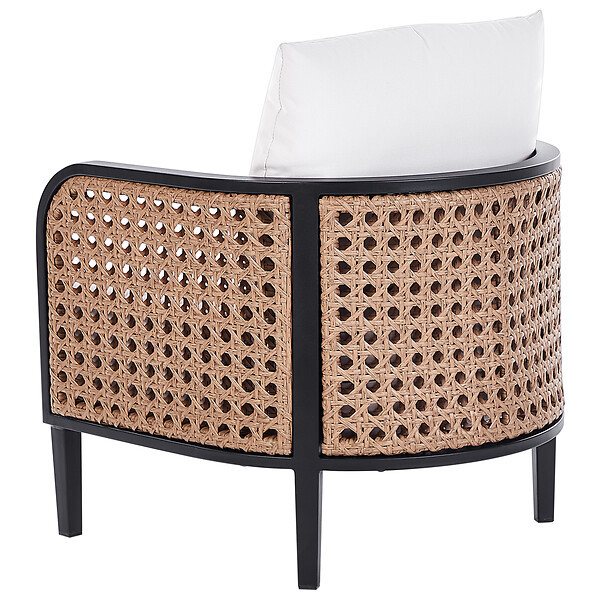 BELIANI - Fauteuil de jardin MONTEFALCO Métal Blanc - large