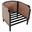 BELIANI - Fauteuil de jardin MONTEFALCO Métal Blanc - vignette