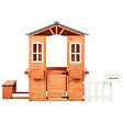 BELIANI - Cabane de jardin pour enfants AMPELIKO Bois de sapin Marron - vignette