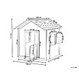 BELIANI - Cabane de jardin pour enfants PELOPIO Bois de sapin Marron clair - vignette
