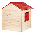 BELIANI - Cabane de jardin pour enfants PELOPIO Bois de sapin Marron clair - vignette