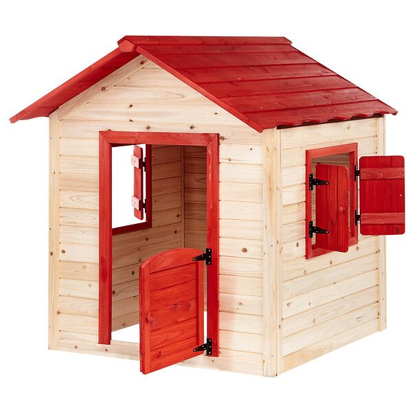 BELIANI - Cabane de jardin pour enfants PELOPIO Bois de sapin Marron clair - large