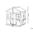 BELIANI - Cabane de jardin pour enfants NIKAIA Bois de sapin Blanc - vignette