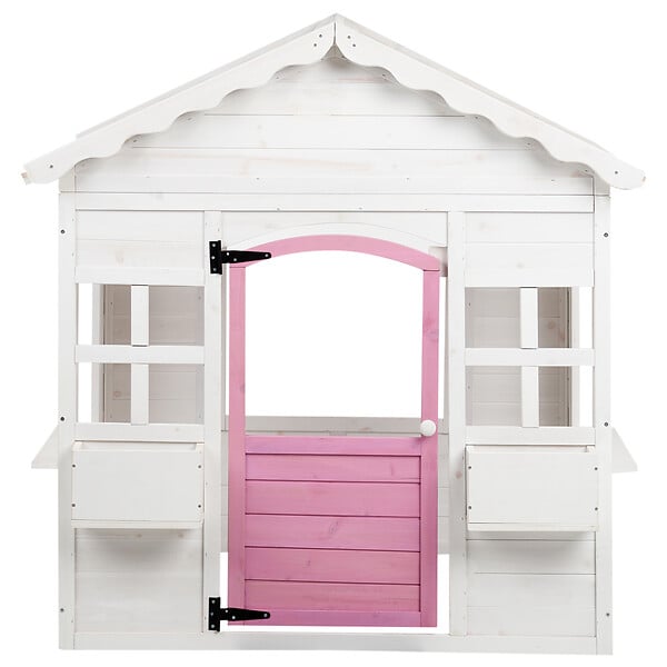BELIANI - Cabane de jardin pour enfants NIKAIA Bois de sapin Blanc - large