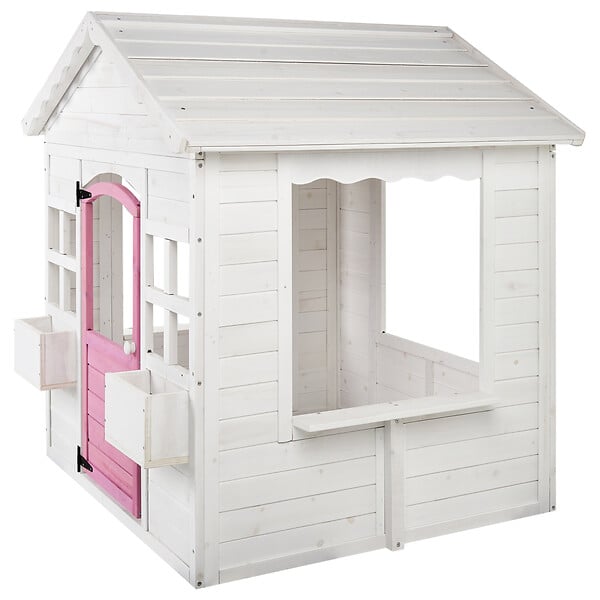 BELIANI - Cabane de jardin pour enfants NIKAIA Bois de sapin Blanc - large