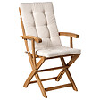 BELIANI - Salle à manger de jardin 8 places MAUI PREMIUM Beige clair Acacia - vignette