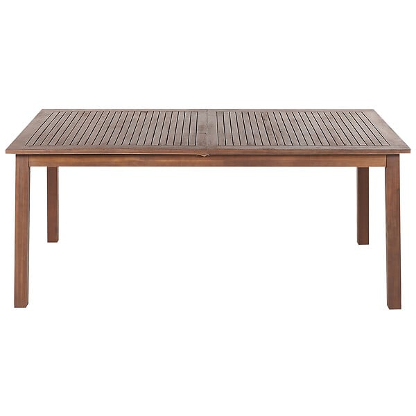 BELIANI - Salle à manger de jardin 8 places CESANA Marron foncé Acacia - large