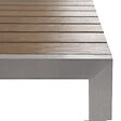 BELIANI - Salle à manger de jardin avec bancs 6 places NARDO Marron - vignette