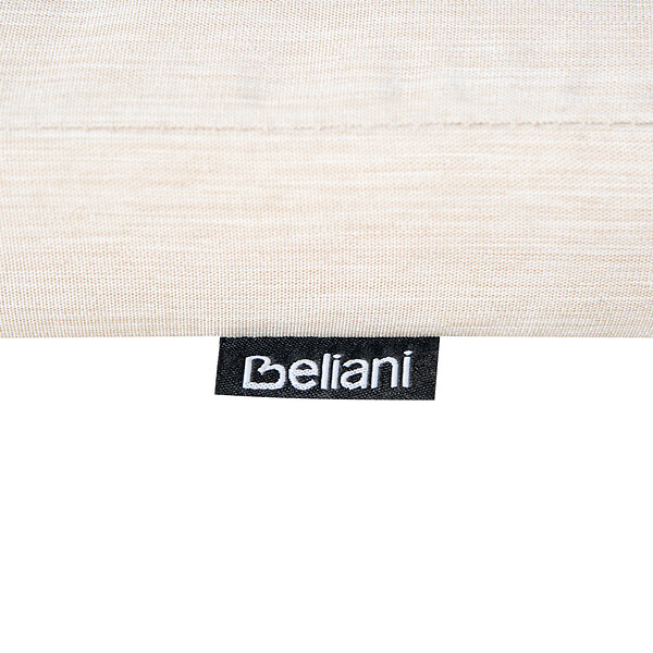 BELIANI - Salle à manger de jardin 6 places JAVA PREMIUM Beige clair Acacia - large