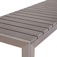 BELIANI - Salle à manger de jardin avec bancs 6 places NARDO Gris - vignette
