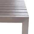BELIANI - Salle à manger de jardin avec bancs 6 places NARDO Gris - vignette