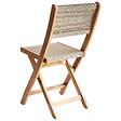 BELIANI - Salle à manger de jardin 4 places PROSSEDI Acacia Beige - vignette