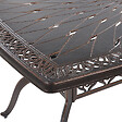 BELIANI - Salle à manger de jardin 6 places LIZZANO Marron foncé Métal avec coussins - vignette