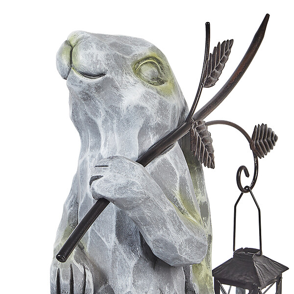 BELIANI - Statue de jardin NOLAY Gris - large