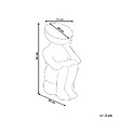 BELIANI - Statue de jardin FRIA Gris - vignette