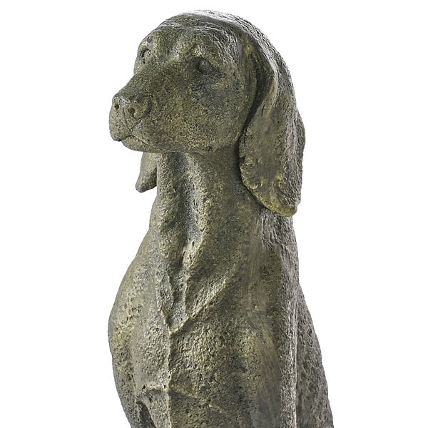 BELIANI - Statue de jardin NAIROBI Chien Vert - large