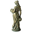 BELIANI - Statue de jardin TRYPOLIS Femme Vert - vignette