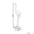 BELIANI - Statue de jardin BOFFA Oiseau grue Marron - vignette