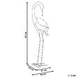 BELIANI - Statue de jardin BEYLA Oiseau grue Marron - vignette
