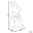 BELIANI - Statue de jardin TONDON Lapin Marron - vignette