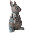 BELIANI - Statue de jardin TONDON Lapin Marron - vignette