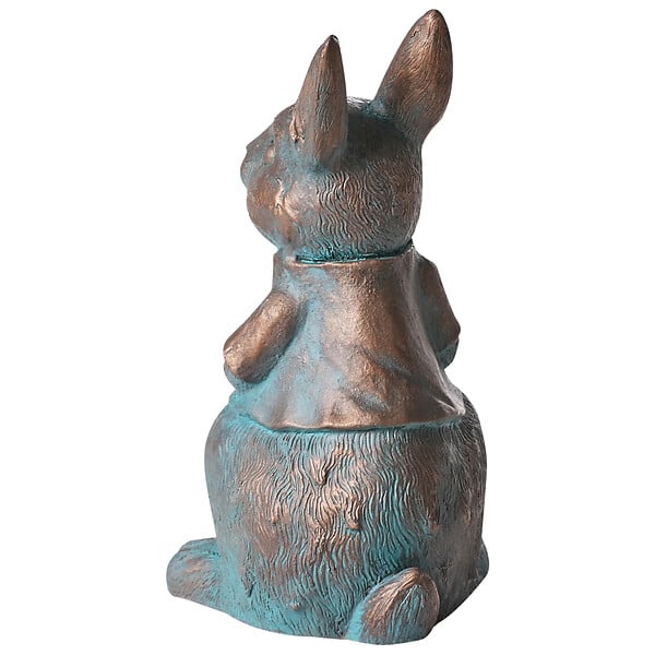 BELIANI - Statue de jardin TONDON Lapin Marron - large