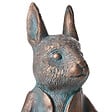 BELIANI - Statue de jardin TONDON Lapin Marron - vignette