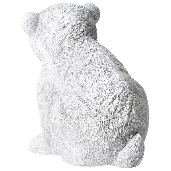 BELIANI - Statue de jardin BOWE Ours Gris - large