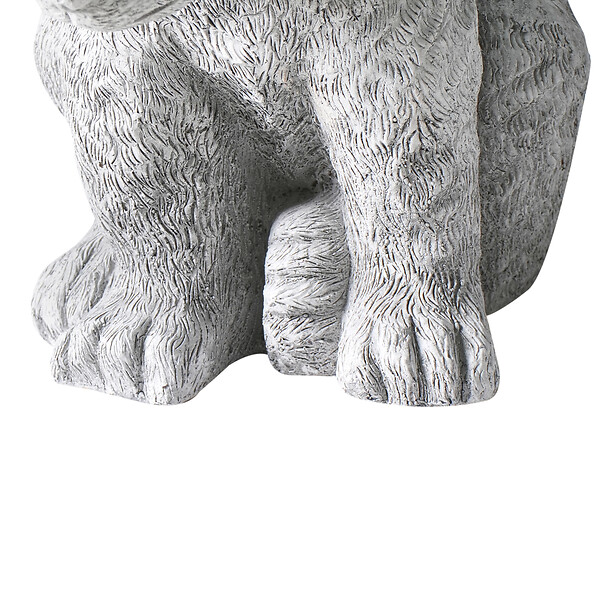 BELIANI - Statue de jardin BOWE Ours Gris - large