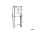 BELIANI - Meuble haut OKARCHE Bambou 63 cm Marron clair - vignette
