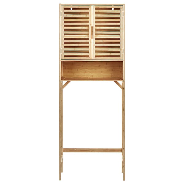 BELIANI - Meuble haut OKARCHE Bambou 63 cm Marron clair - large