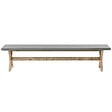 BELIANI - Banc de jardin OLBIA 200 cm Béton Gris - vignette