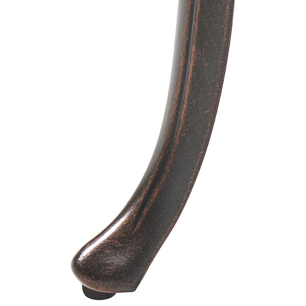 BELIANI - Banc de jardin PIURA 88 cm Métal Marron foncé - large
