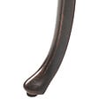 BELIANI - Banc de jardin PIURA 88 cm Métal Marron foncé - vignette